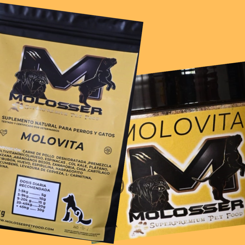 MOLOVITA - COMPLEJO MULTIVITAMÍNICO NATURAL PARA PERROS Y GATOS