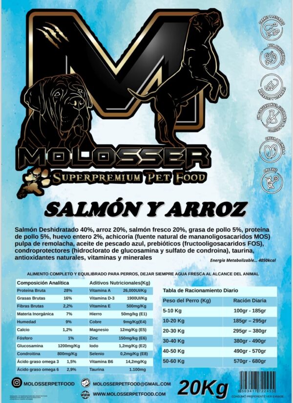 MOLOSSER SALMÓN Y ARROZ - Imagen 2