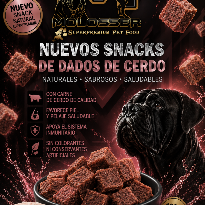 Envase de Dados de Carne de Cerdo Ibérico Molosser